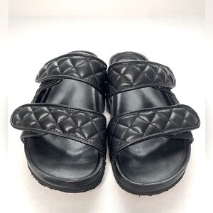 Madden Girl Briana Black Sandals